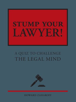 cover image of Stump Your Lawyer